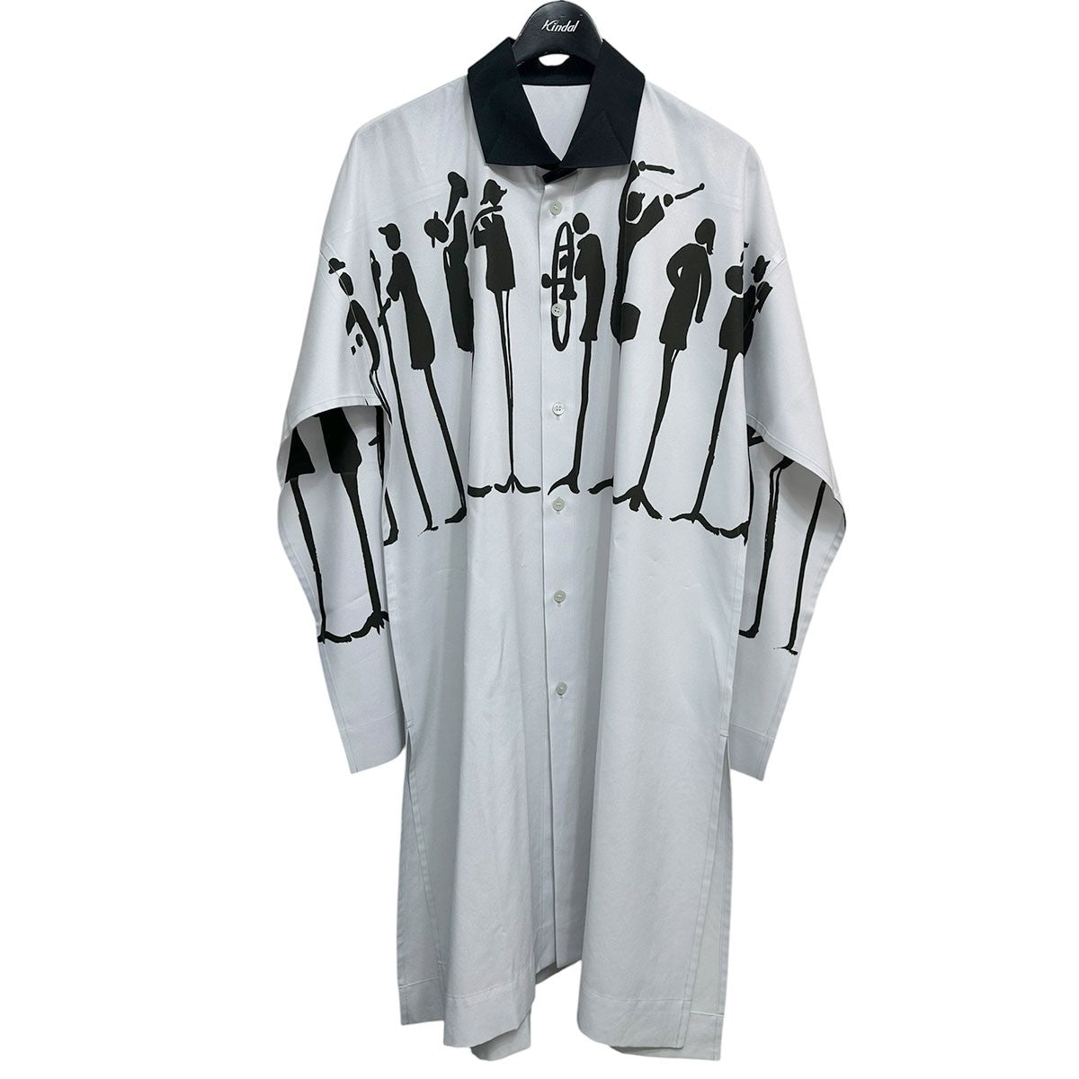 総柄ロングシャツHP04FJ040