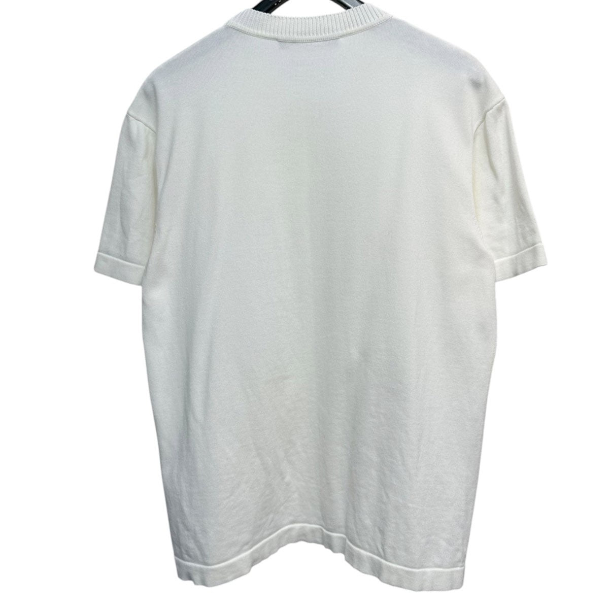 シグネチャーショートスリーブクルーネックTシャツコットンニット半袖カットソーRM222E OY8 HNN42X