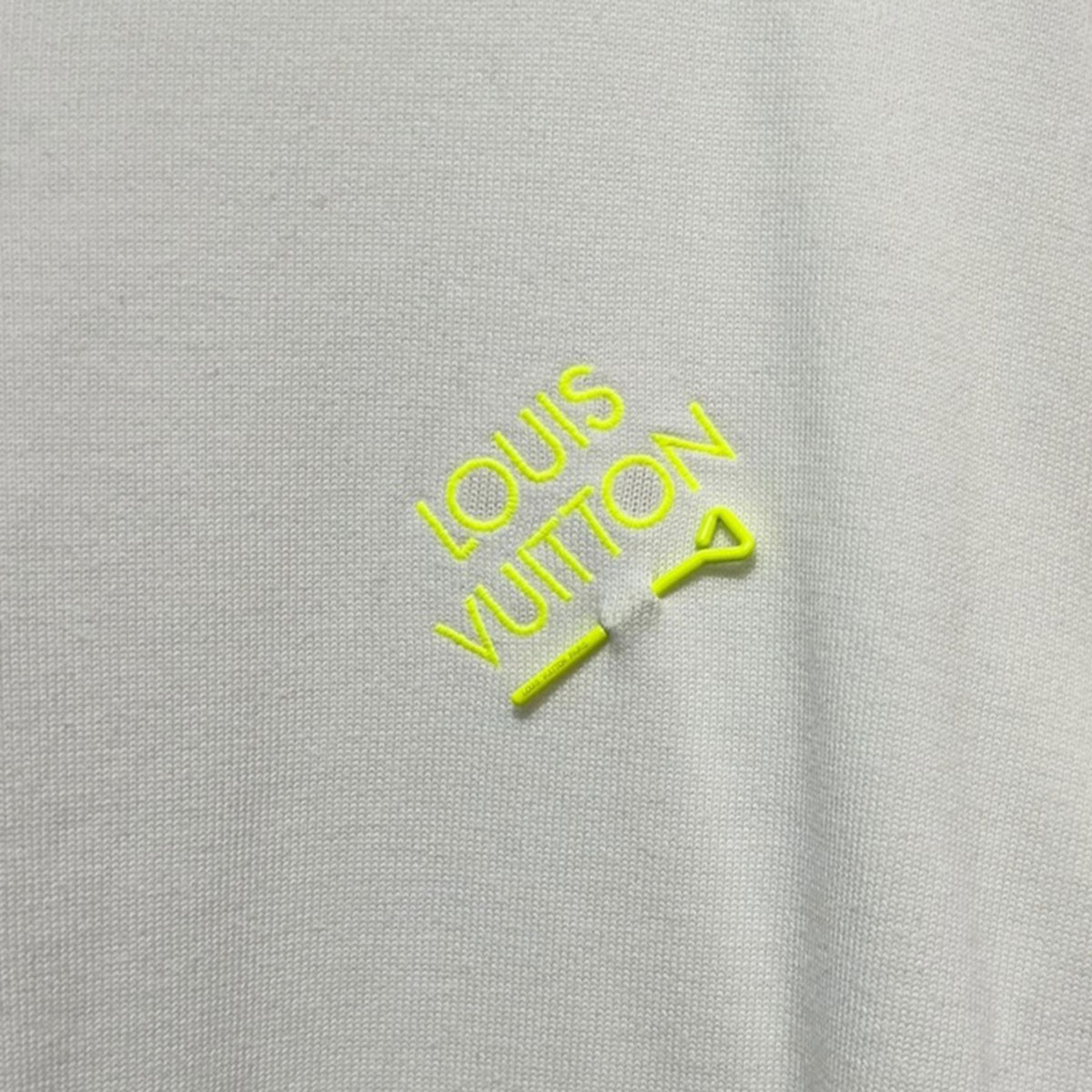 シグネチャーショートスリーブクルーネックTシャツコットンニット半袖カットソーRM222E OY8 HNN42X