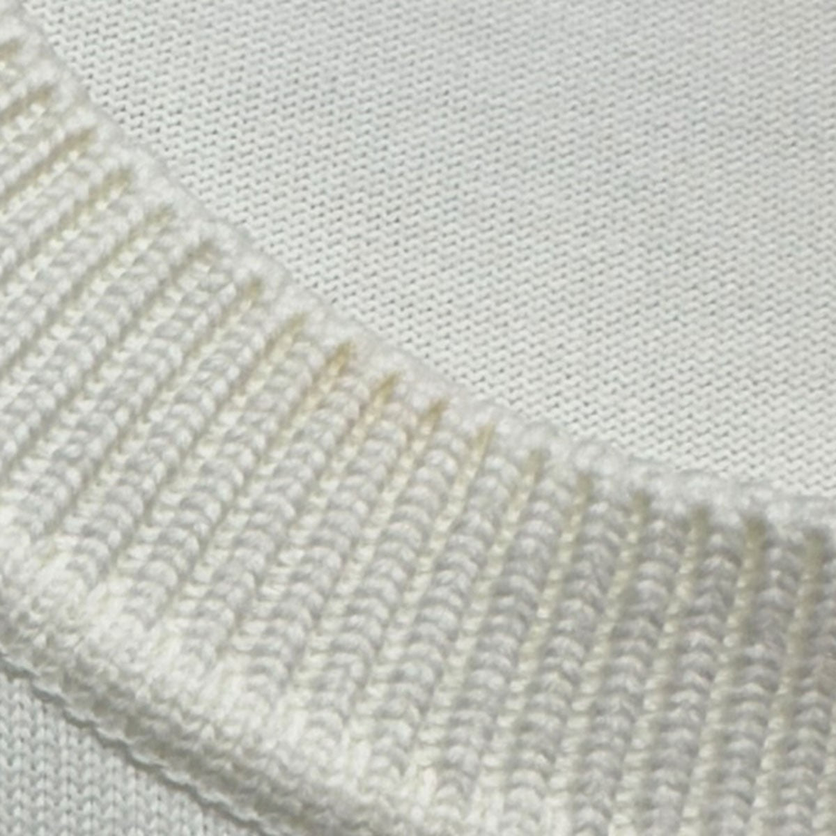 シグネチャーショートスリーブクルーネックTシャツコットンニット半袖カットソーRM222E OY8 HNN42X