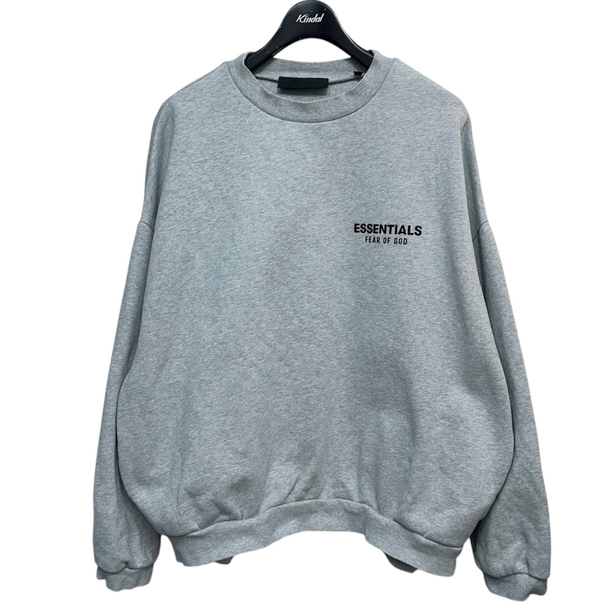 FLEECE CREWNECKロゴプリントスウェットシャツ