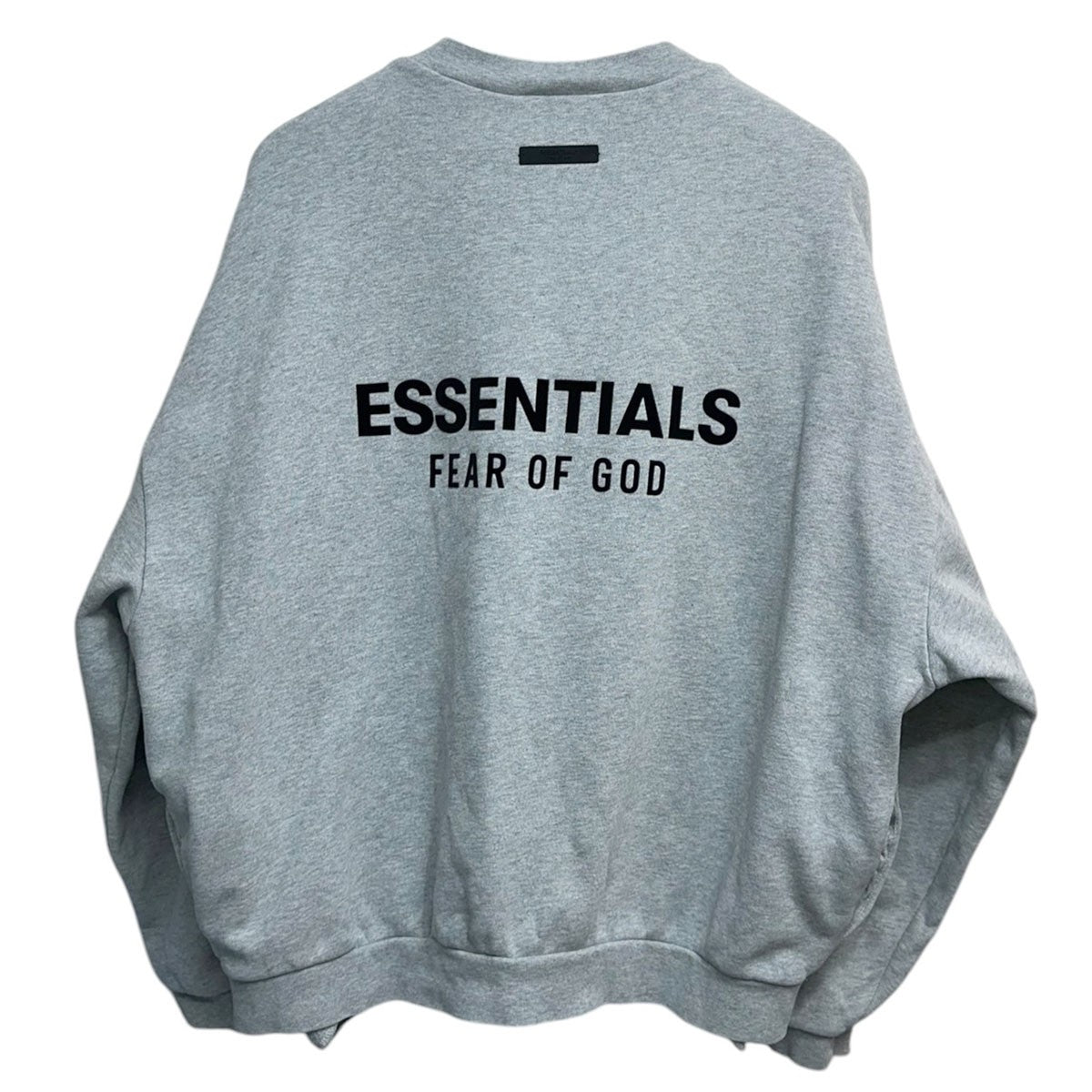 FLEECE CREWNECKロゴプリントスウェットシャツ