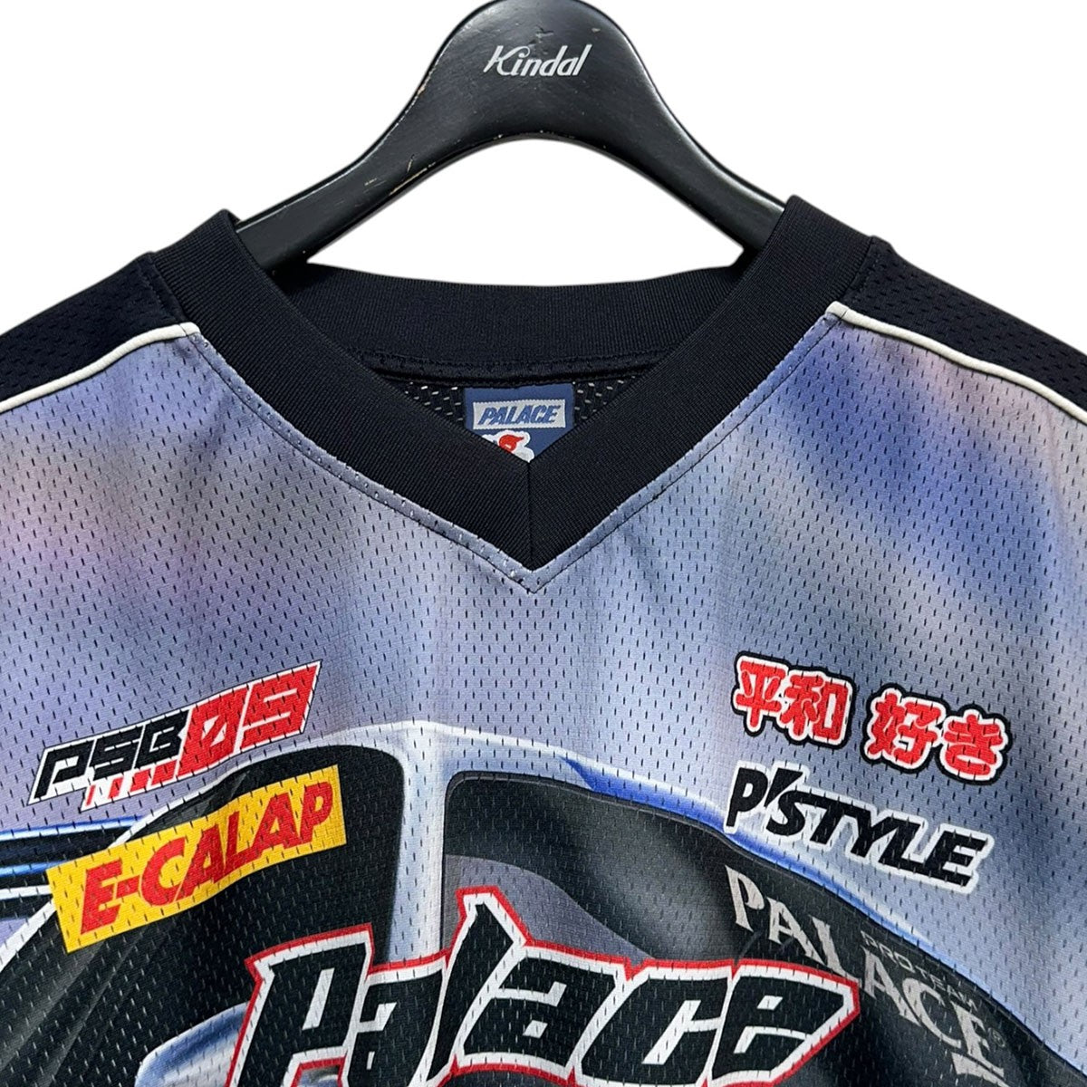 25SSRACEY JERSEYプリントレースジャージ メッシュ長袖Tシャツ