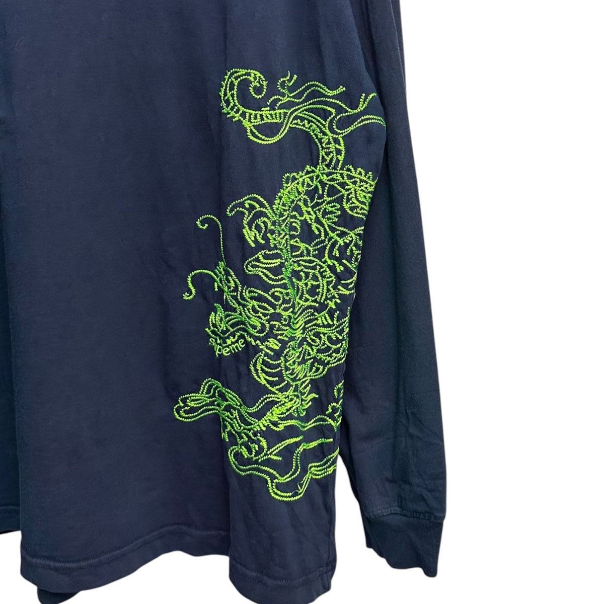 24AWDragon Embroidered L／S Topドラゴン刺繍長袖Tシャツ