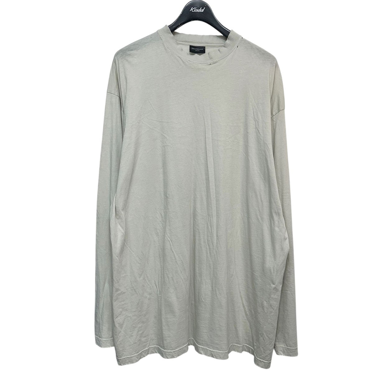 Oversized Crewneck L／Sダメージ加工長袖Tシャツ739783 TOVF4