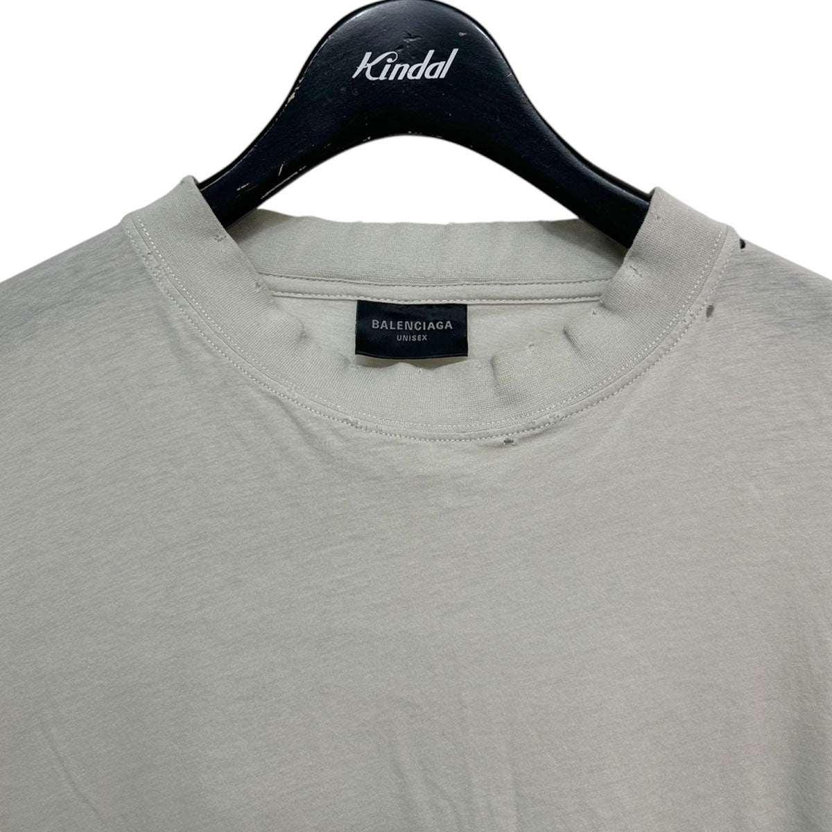 Oversized Crewneck L／Sダメージ加工長袖Tシャツ739783 TOVF4