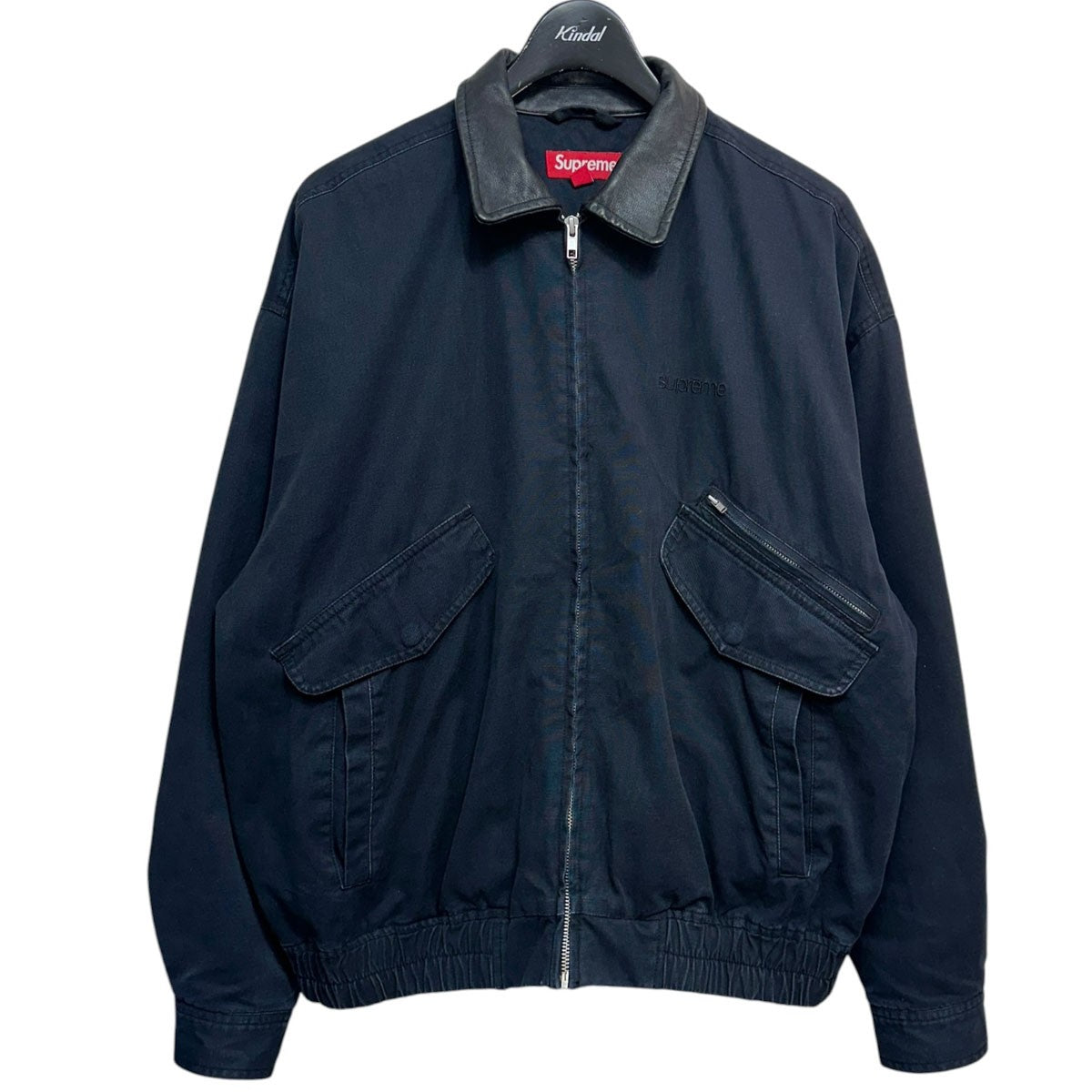 24AWLeather Collar Utility Jacketレザーカラーユーティリティジャケット