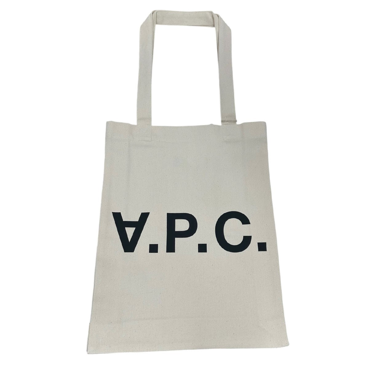 Laure Black Logo Tote反転ロゴプリントトートバッグ