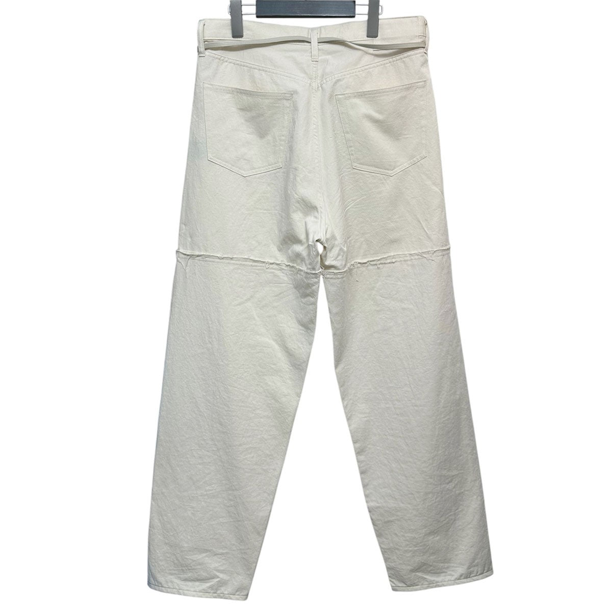 23SS5PK LEATHER CODE PANTS5ポケットレザーコードパンツST.570(OW)