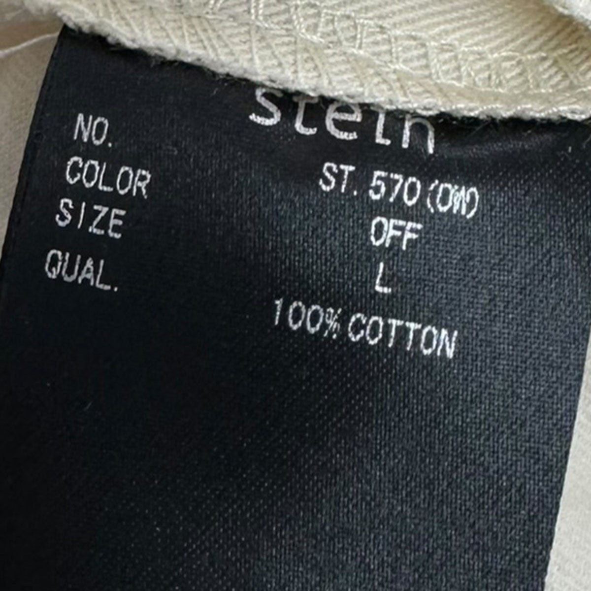 23SS5PK LEATHER CODE PANTS5ポケットレザーコードパンツST.570(OW)