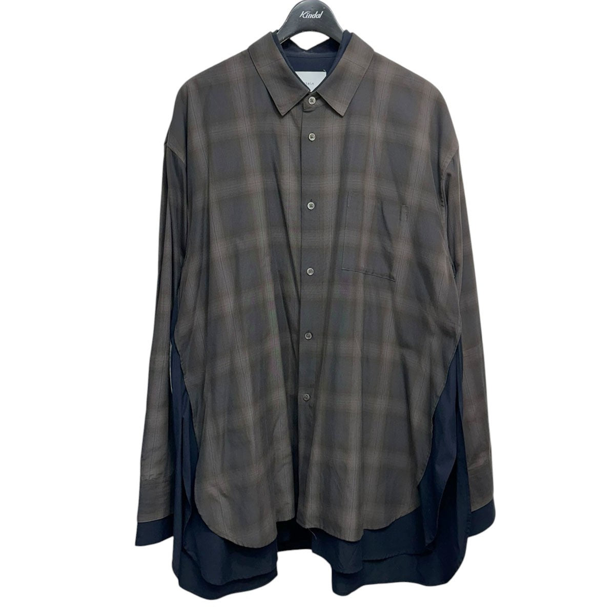 23SSOVERSIZED LAYERED SHIRTオーバーサイズレイヤードシャツST.547-2