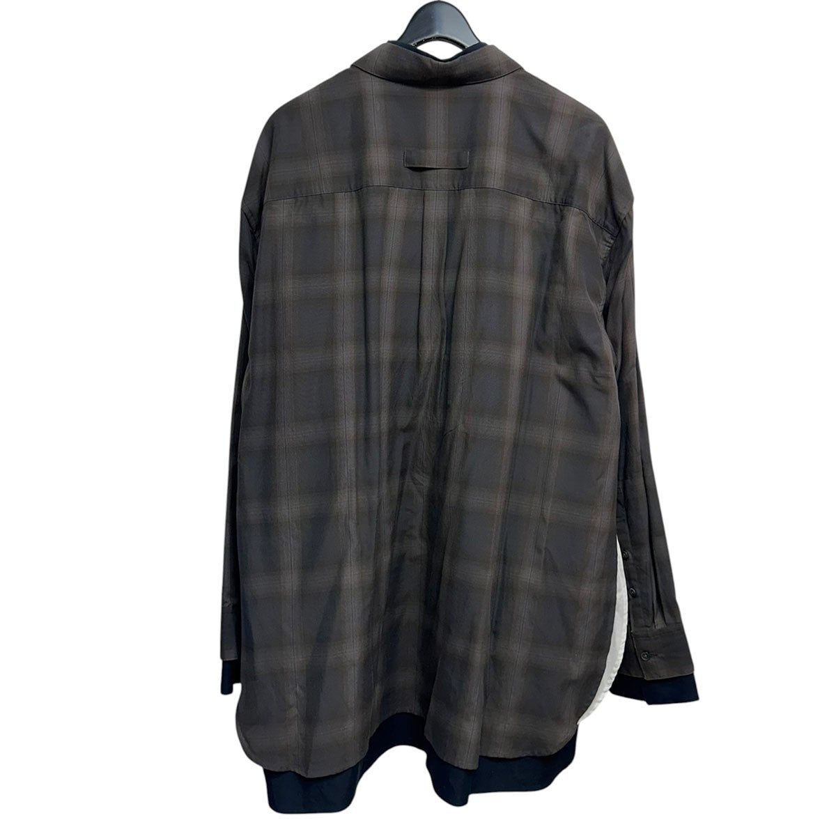 23SSOVERSIZED LAYERED SHIRTオーバーサイズレイヤードシャツST.547-2