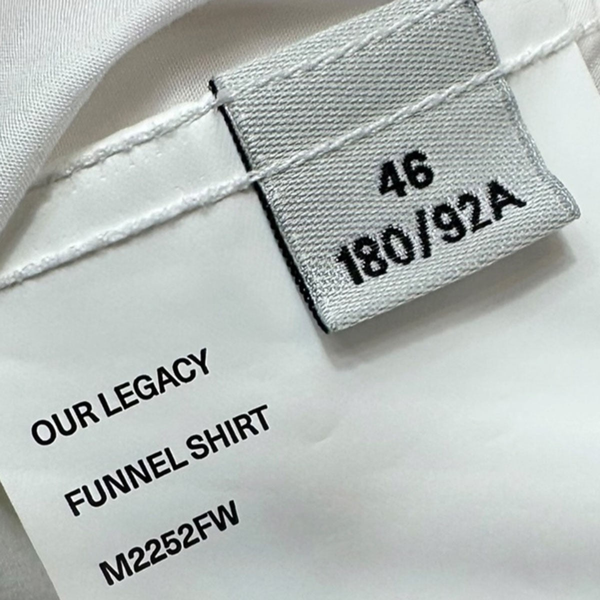 FUNNEL SHIRTファンネルシャツM2252FW
