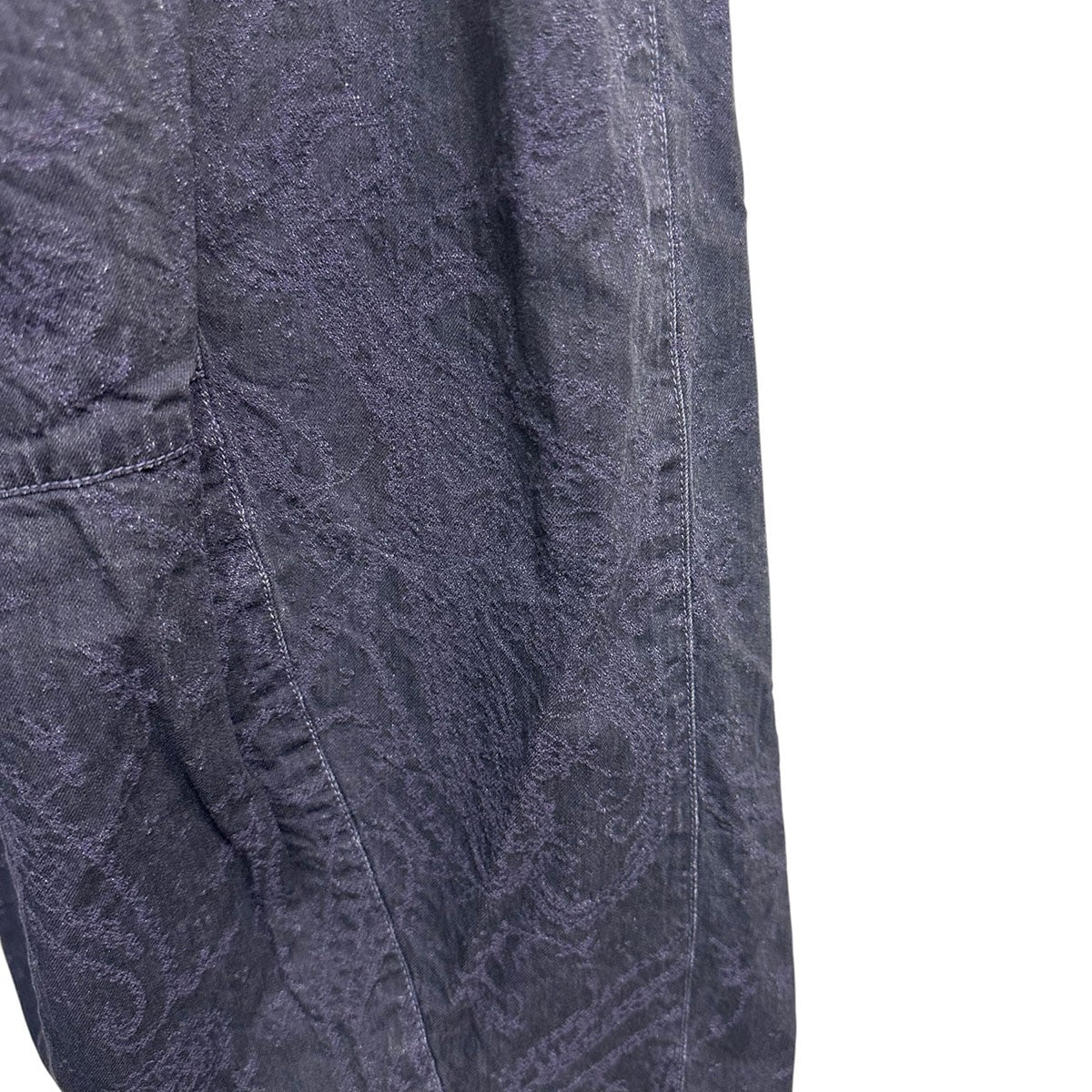 H．D． Pant - 8oz Denim Paisley Jq．ペイズリージャガードヒザデルパンツNS169