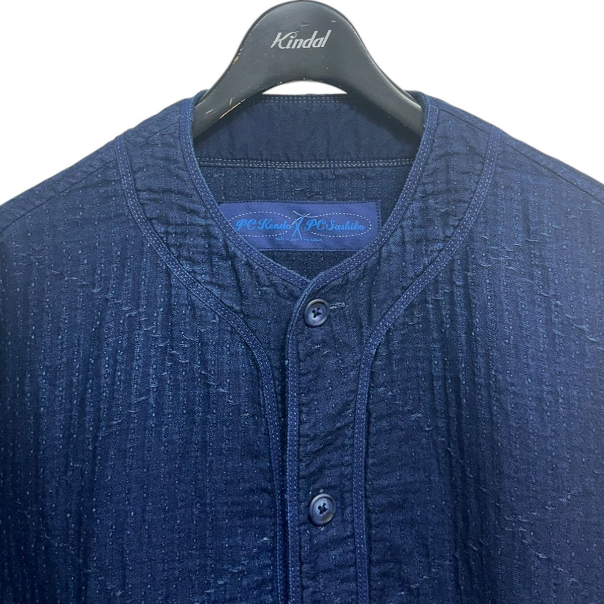 SEA ISLAND SASHIKO BASEBALL SHIRT刺し子ベースボールシャツ