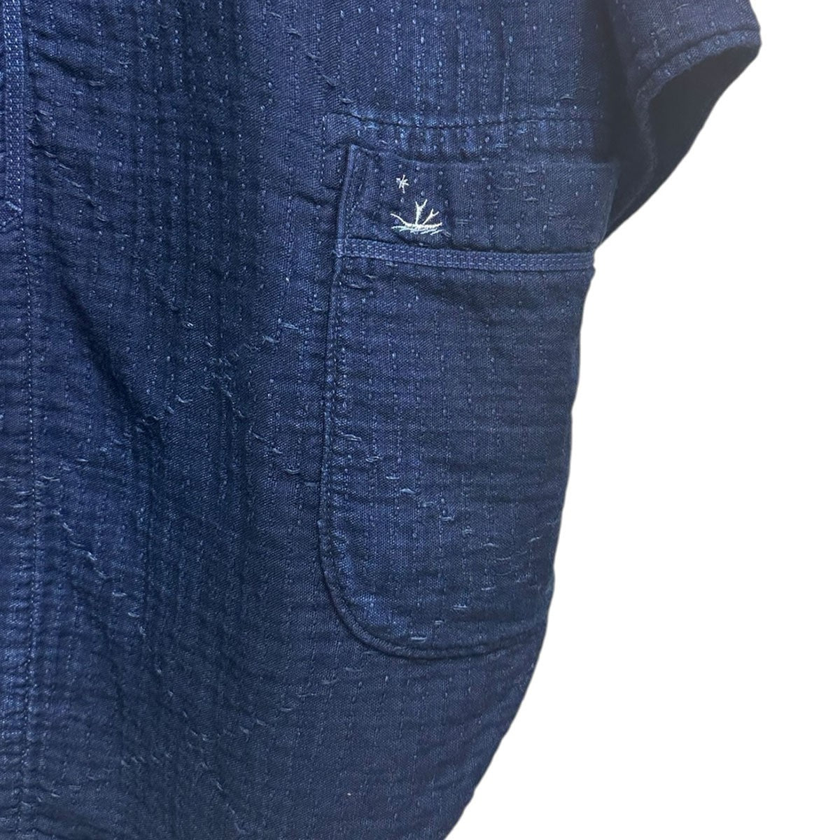 SEA ISLAND SASHIKO BASEBALL SHIRT刺し子ベースボールシャツ