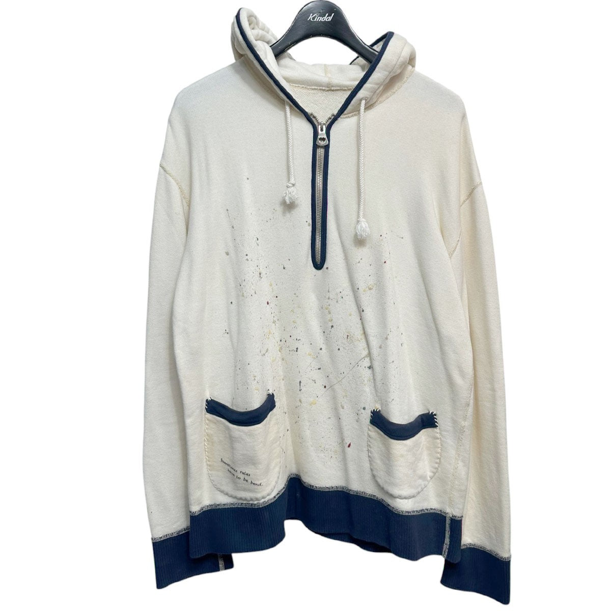 P．C． HAND WORK HALF ZIP SWEATSHIRT PARKAハンドワークハーフジップスウェットパーカー