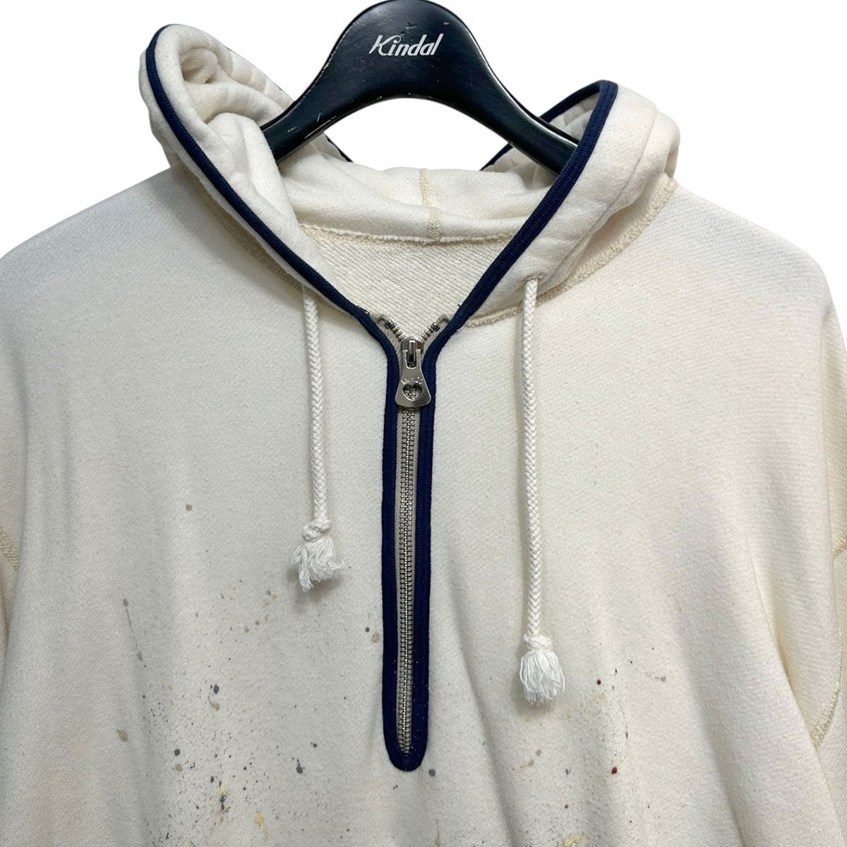 P．C． HAND WORK HALF ZIP SWEATSHIRT PARKAハンドワークハーフジップスウェットパーカー
