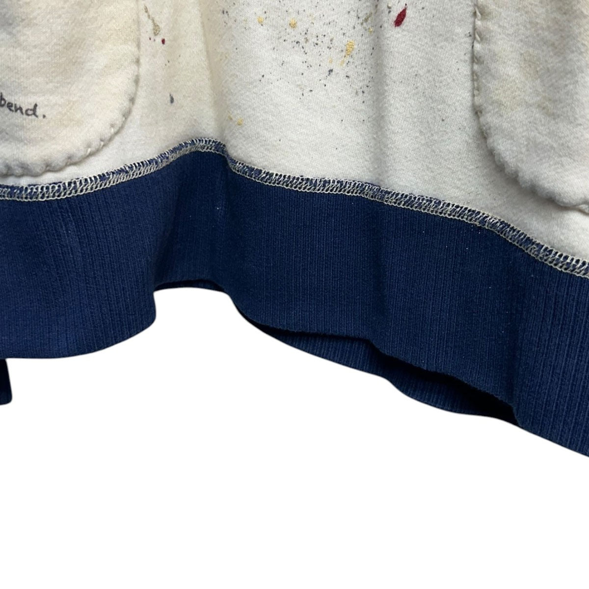 P．C． HAND WORK HALF ZIP SWEATSHIRT PARKAハンドワークハーフジップスウェットパーカー