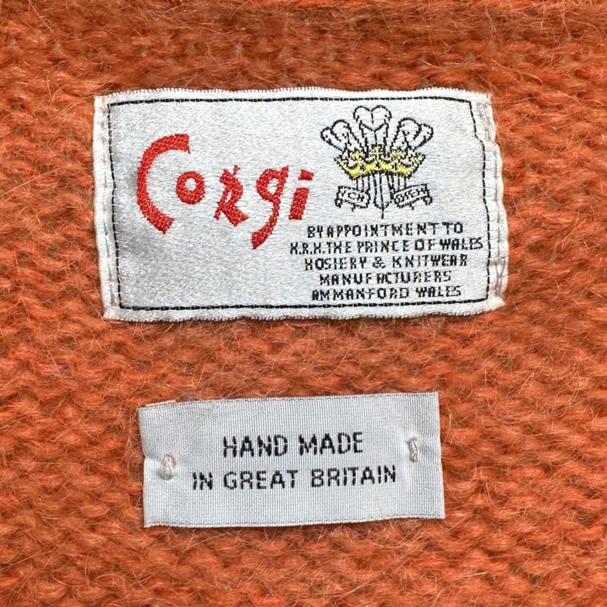 CORGI モヘヤ混カーディガン 古着・中古-4枚目のアイテム画像