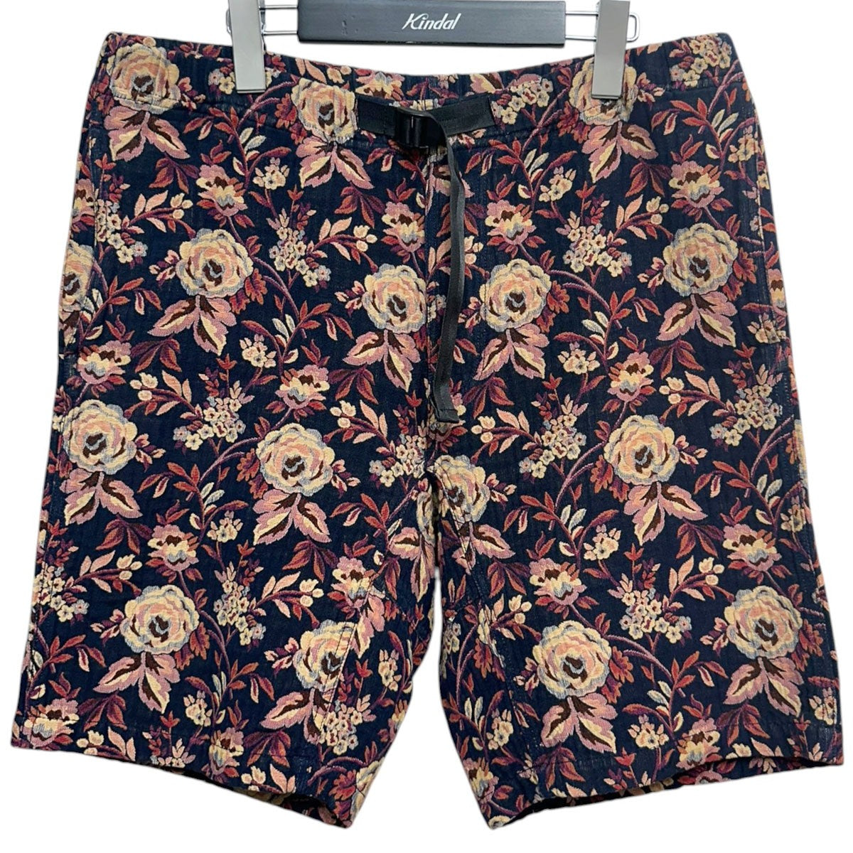 Supreme 15AWJacquard Flowers Belted Shortジャガードフラワー柄ベルテッドショーツ ハーフパンツ 古着・中古-1枚目のアイテム画像