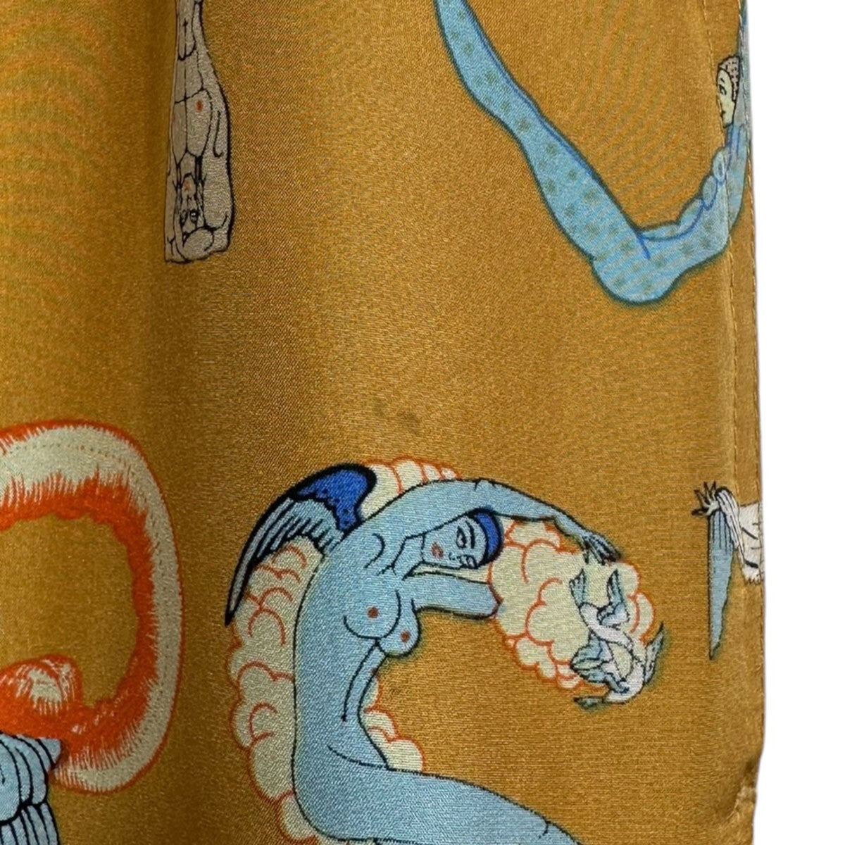 Supreme 18SSAlphavet Silk Pantアルファベットプリントシルクパンツ 古着・中古-4枚目のアイテム画像