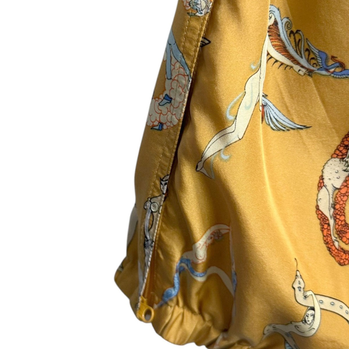 Supreme 18SSAlphavet Silk Pantアルファベットプリントシルクパンツ 古着・中古-5枚目のアイテム画像