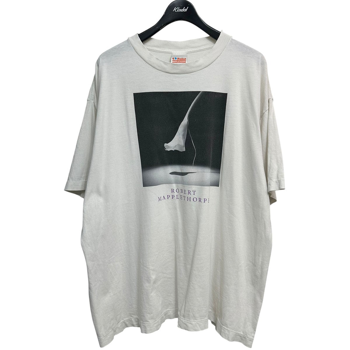 SAINT MICHAEL×Robert Mapplethorpe CALLA LILYプリントTシャツSM-HR8-0000-C17 古着・中古-1枚目のアイテム画像