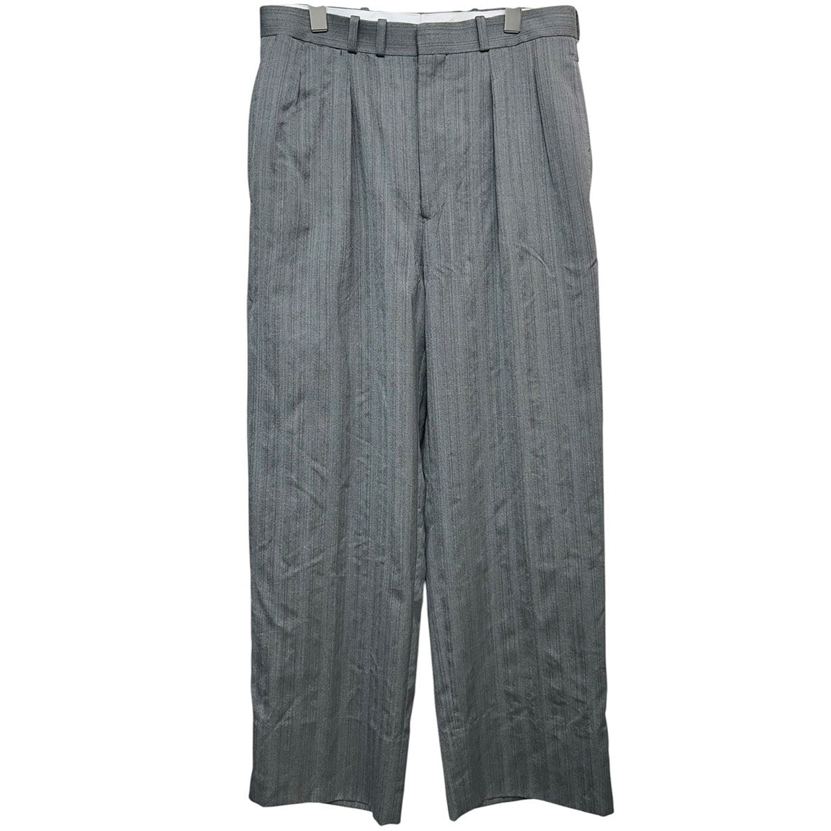 MAATEE＆SONS 25SSJEFFERLYヘリンボーンセミワイドストレートスラックスMT5103-0205A 古着・中古-1枚目のアイテム画像
