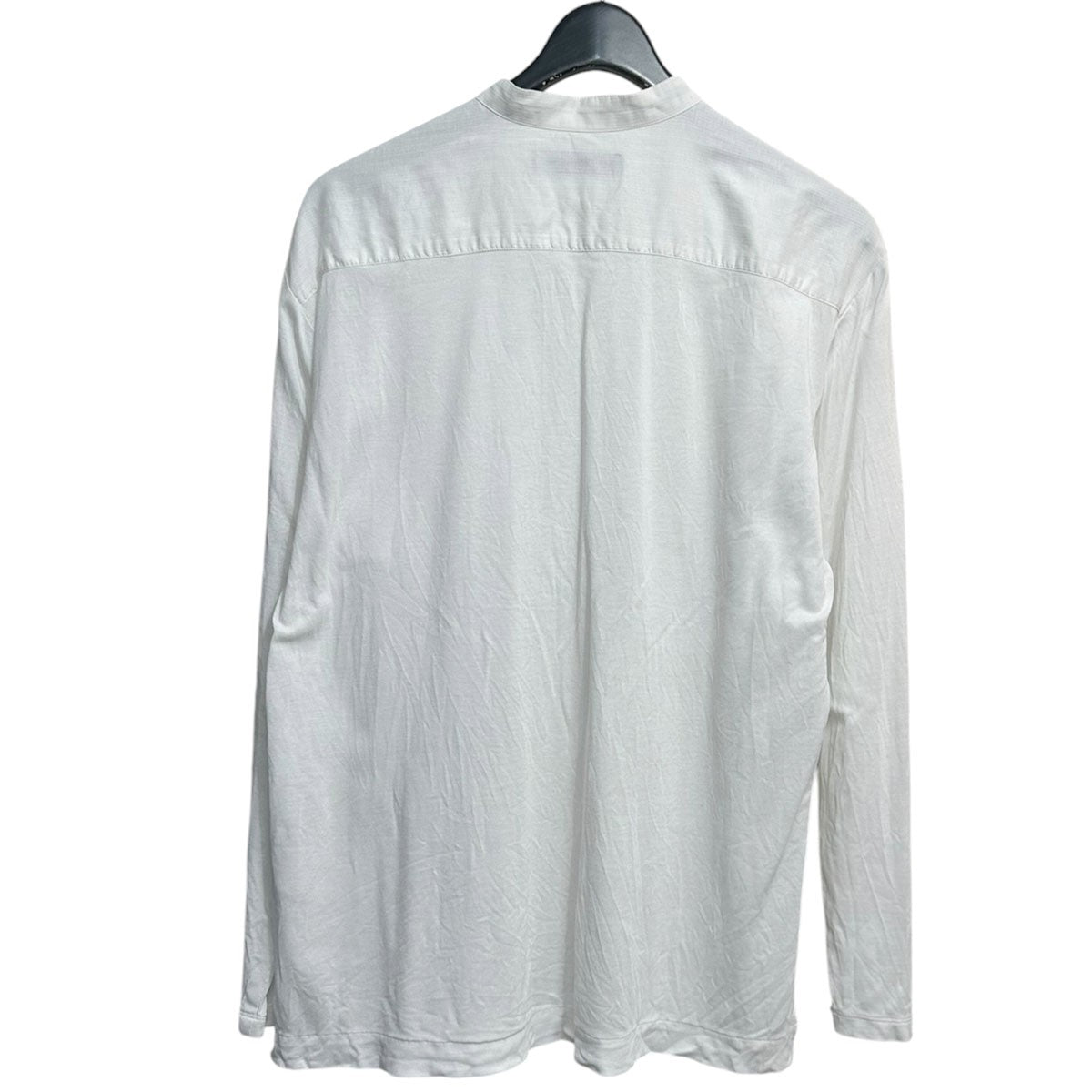 ISSEY MIYAKE MEN 異素材切替バンドカラーシャツME41JJ240 古着・中古-2枚目のアイテム画像