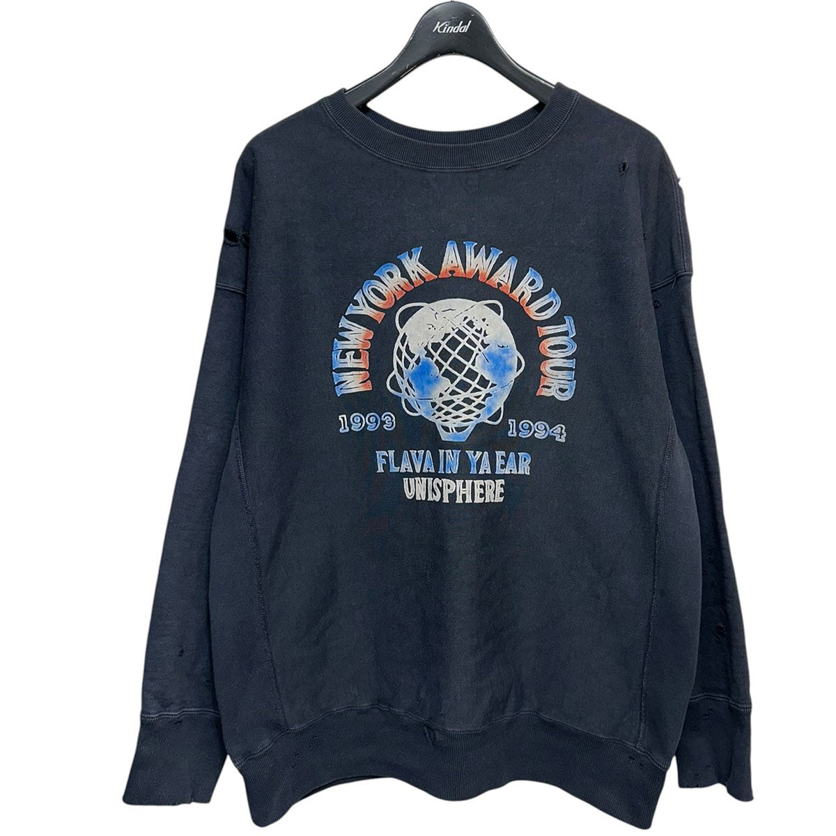 BOWWOW UNISPHERE SWEATSHIRTSヴィンテージ加工スウェットシャツ 古着・中古-1枚目のアイテム画像
