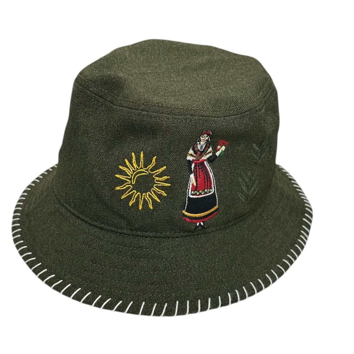 Aime Leon Dore Village Bucket Hat刺繍バケットハット 古着・中古-1枚目のアイテム画像