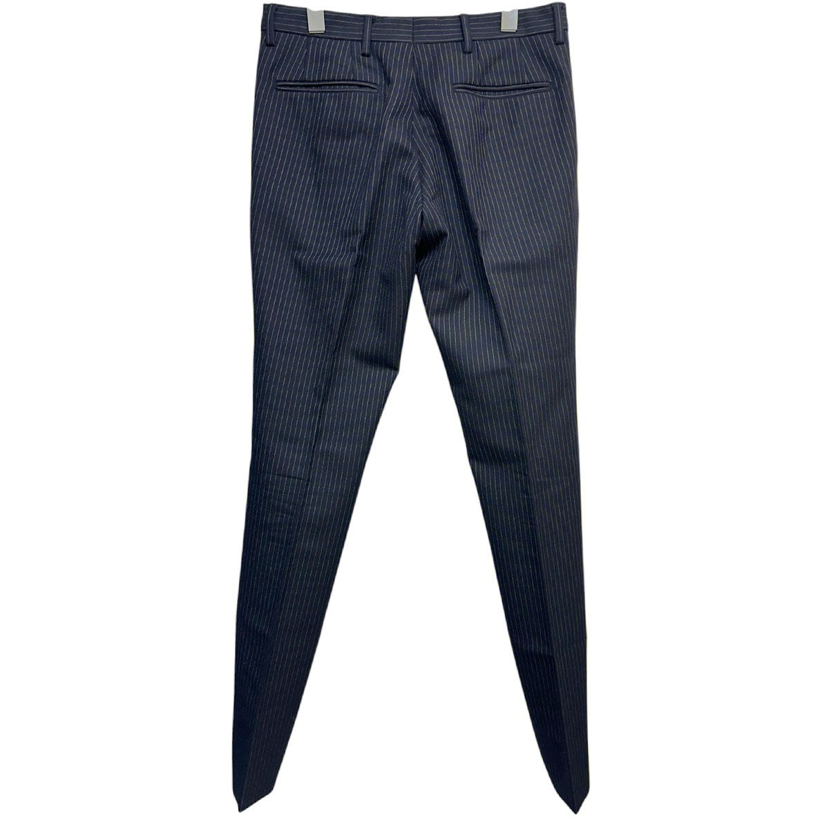DRIES VAN NOTEN ピンストライプウールスラックス 古着・中古-2枚目のアイテム画像