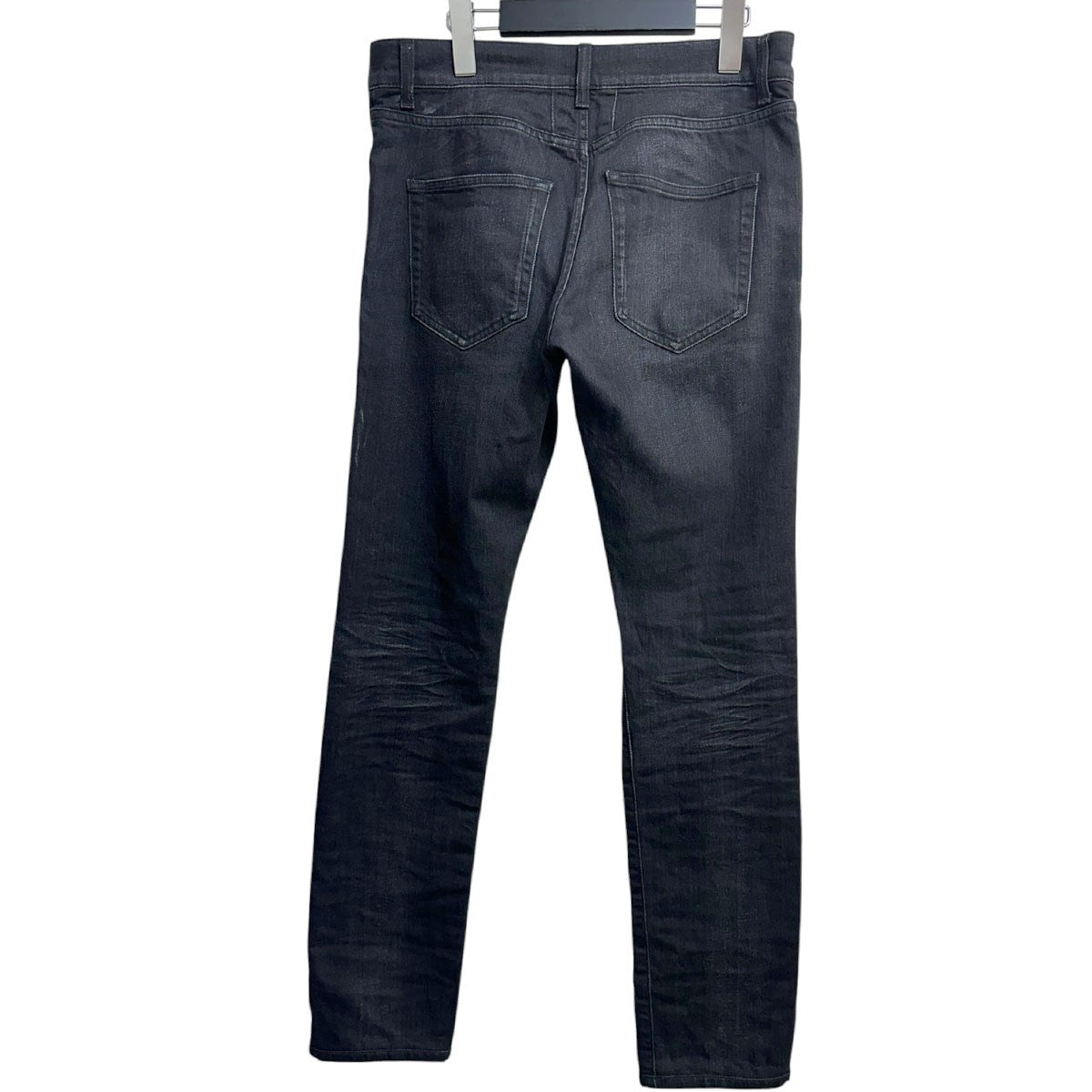 Saint Laurent Paris 16AWエディ期 D02 M SK-LWダメージ加工スキニーデニムパンツ441240 古着・中古-2枚目のアイテム画像