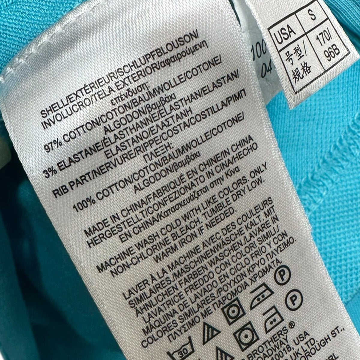 BROOKS BROTHERS ゴールデンフリースワンポイント鹿の子ポロシャツ 古着・中古-6枚目のアイテム画像