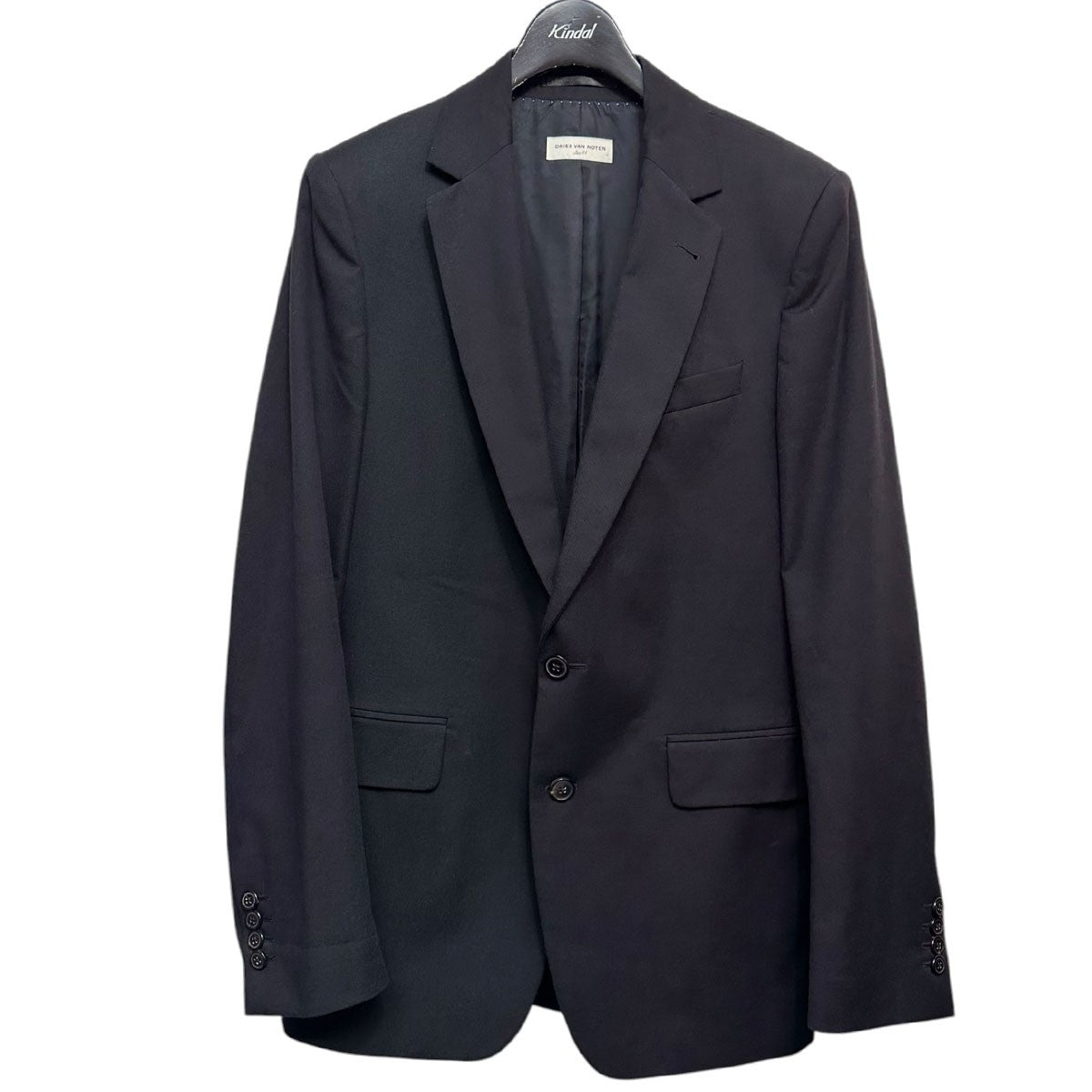 DRIES VAN NOTEN コットンウール2Bテーラードジャケット 古着・中古-1枚目のアイテム画像
