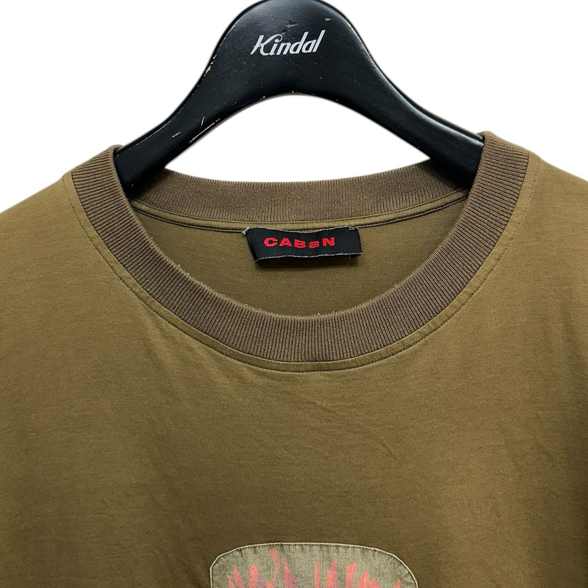 CABaN スビンコットン MIX PATTERNED ELEPHANT Tシャツ59-03-21-03002 古着・中古-3枚目のアイテム画像