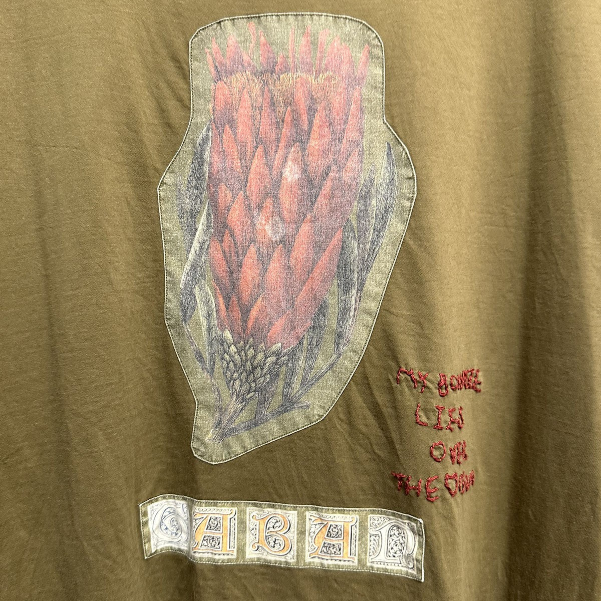 CABaN スビンコットン MIX PATTERNED ELEPHANT Tシャツ59-03-21-03002 古着・中古-4枚目のアイテム画像