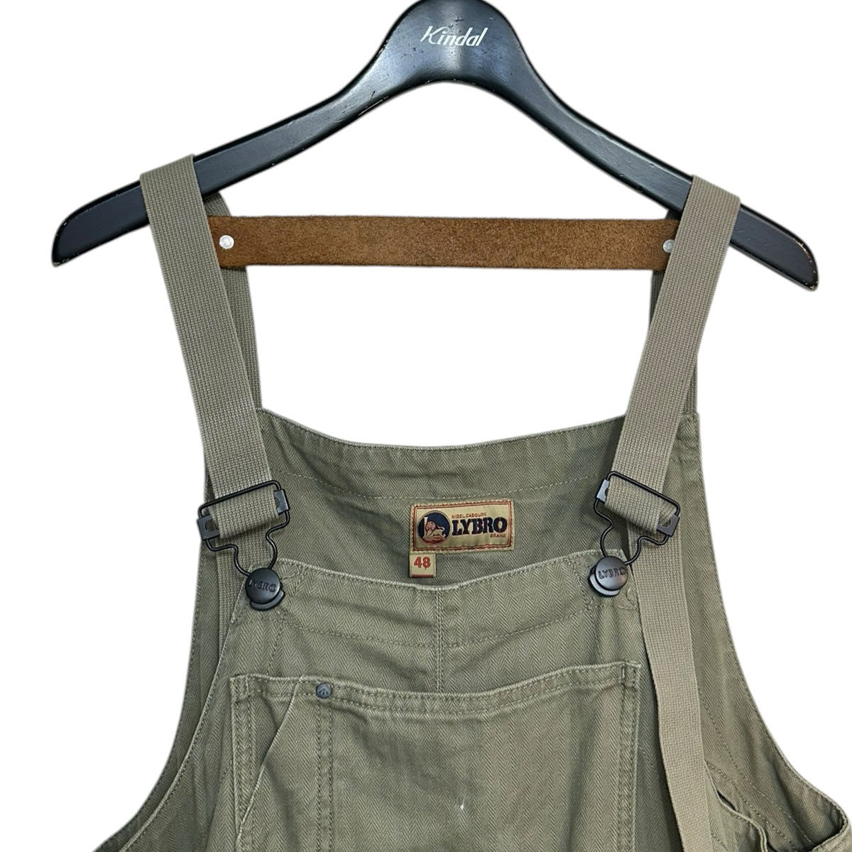 NIGEL CABOURN LYBRO NAVAL DUNGAREE HERRINGBONE OVERALLオーバーオール8036-13-50500 古着・中古-3枚目のアイテム画像