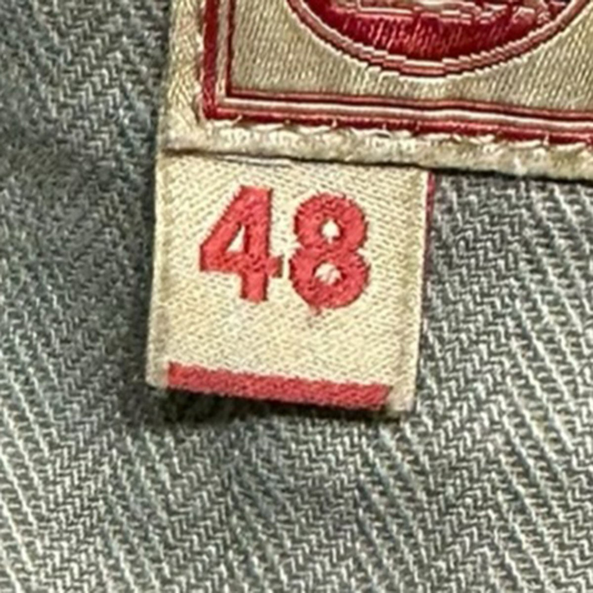 NIGEL CABOURN LYBRO NAVAL DUNGAREE HERRINGBONE OVERALLオーバーオール8036-13-50500 古着・中古-6枚目のアイテム画像