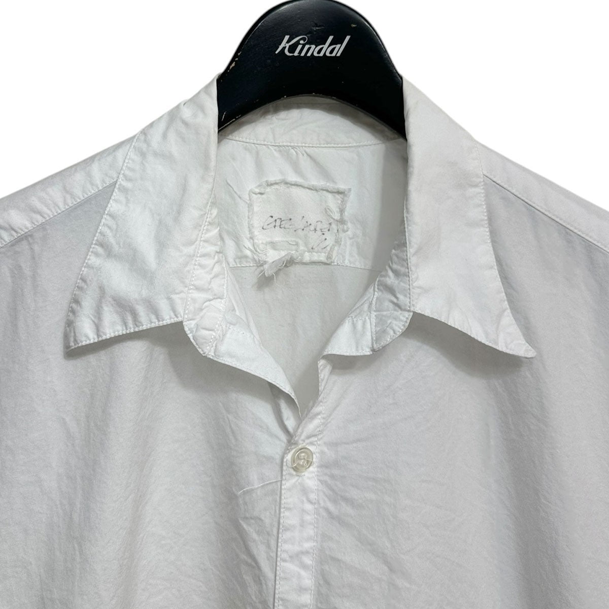 GREG LAUREN DRESSY STUDIO SHIRT WITH COLLARカットオフオープンカラーシャツ 古着・中古-3枚目のアイテム画像