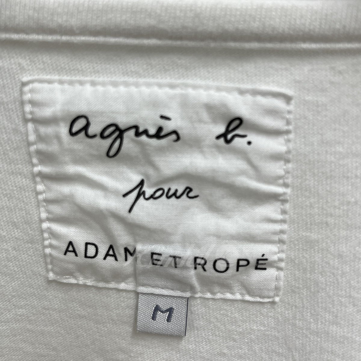 ADAM ETROPE BOXロゴTシャツ