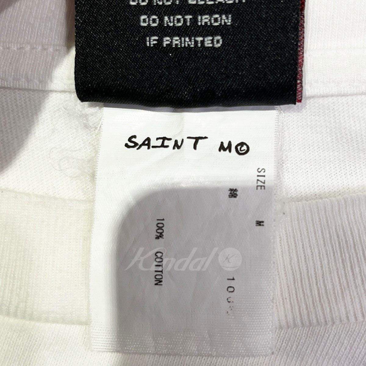 SAINT MICHAEL(セントマイケル) 21SSロゴプリントTシャツ ホワイト ...