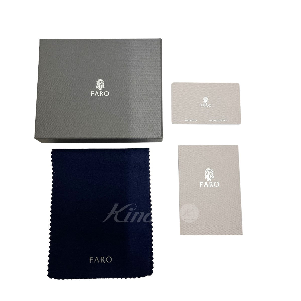 FARO(ファーロ) FLAP SHORT WALLET BOLERO 2つ折り財布 ホワイト｜【公式】カインドオルオンライン  ブランド古着・中古通販【kindal】