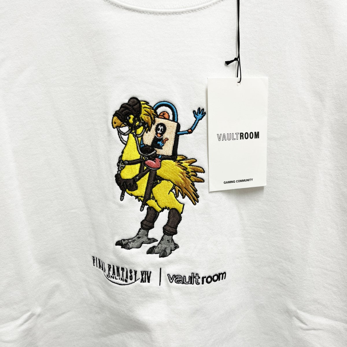 VAULTROOM(ボルトルーム) 23AW VR × FFXIV CHOCOBO Tシャツ ホワイト 