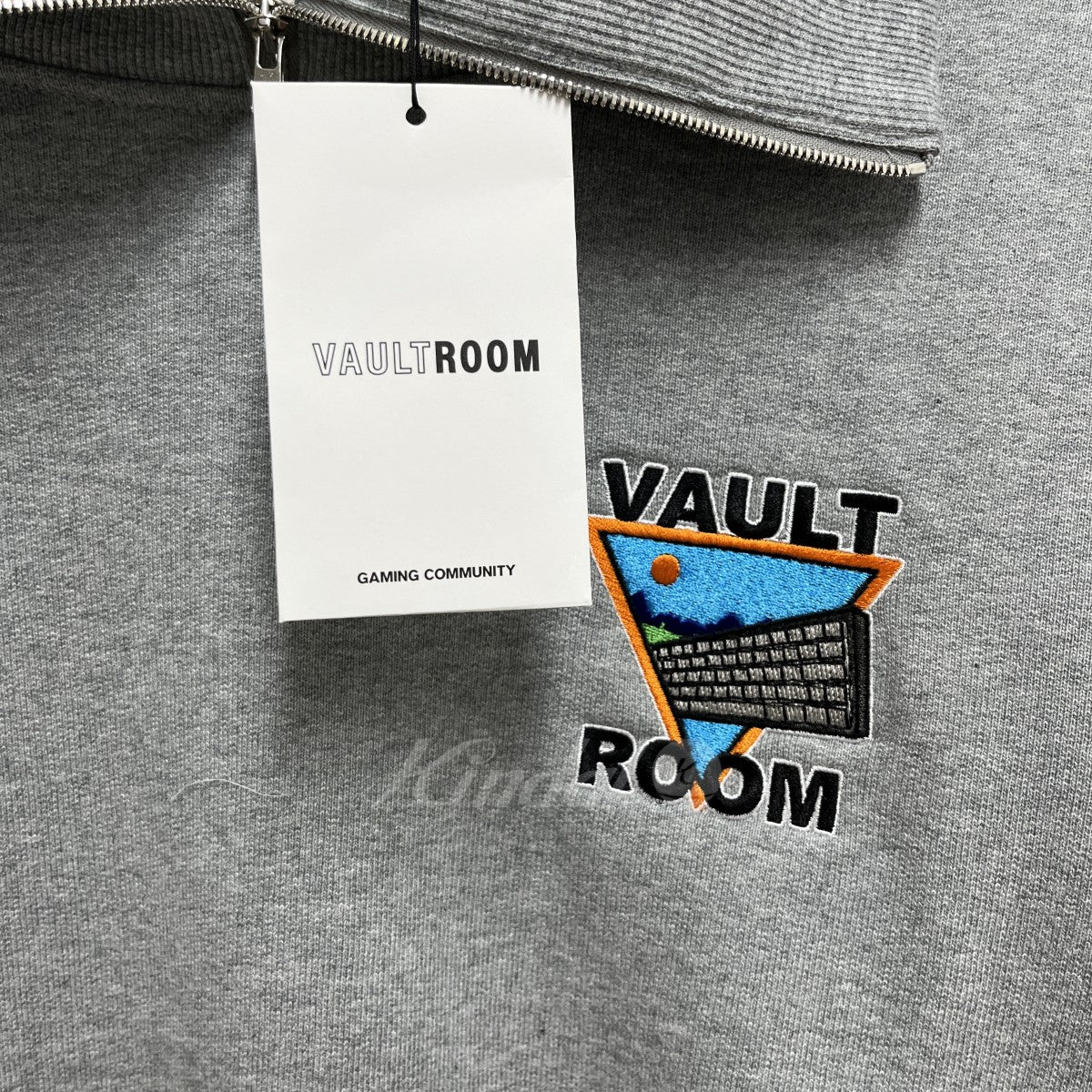 VAULTROOM(ボルトルーム) KEYBOARD HALF ZIP SWEAT グレー サイズ L 