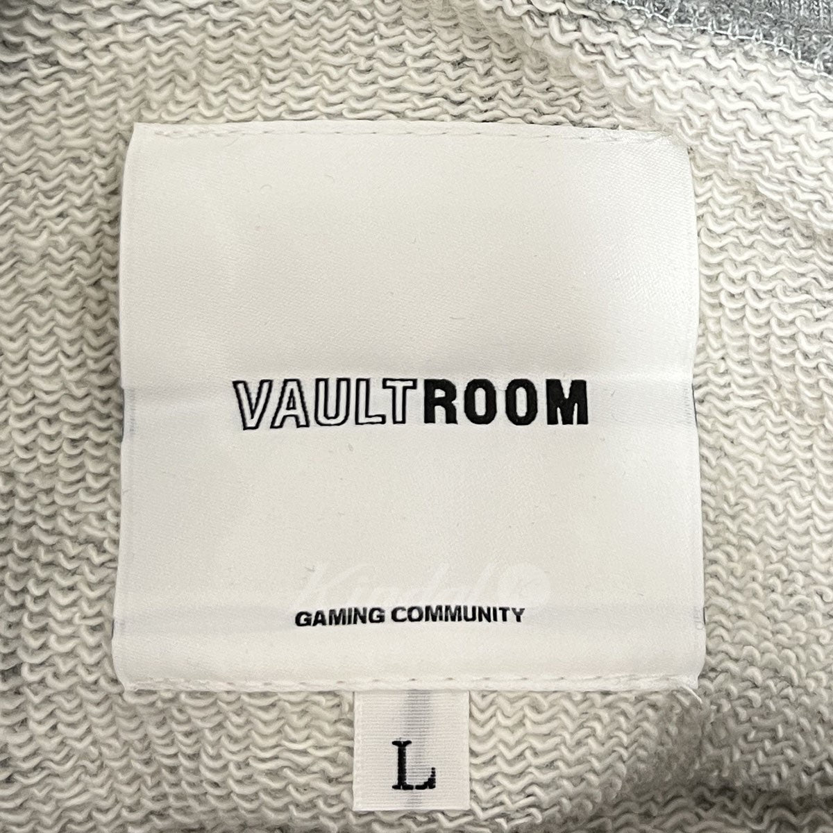最終値下げ Lサイズ】Vaultroom ZIP POLO CHARCOAL - ポロシャツ