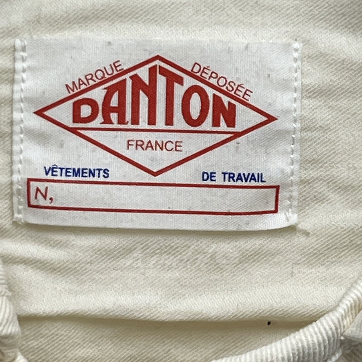 DANTON(ダントン) 丸襟コットンジャケット アイボリー サイズ 12 