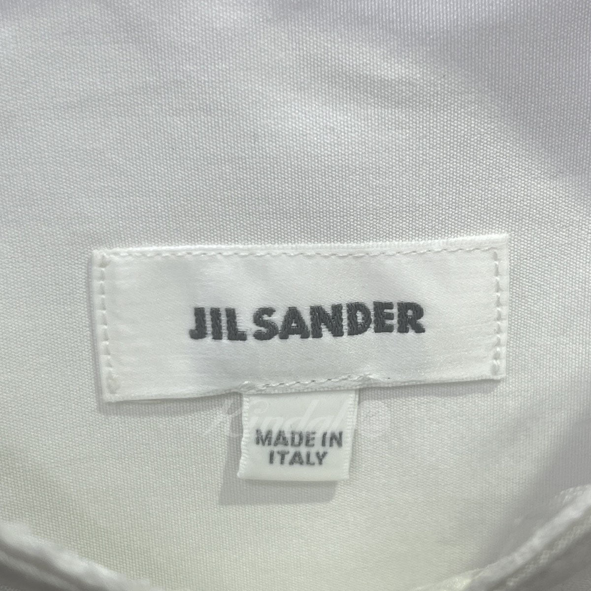 JIL SANDER(ジルサンダー) バンドカラープルオーバーシャツ JSUM740926 ...