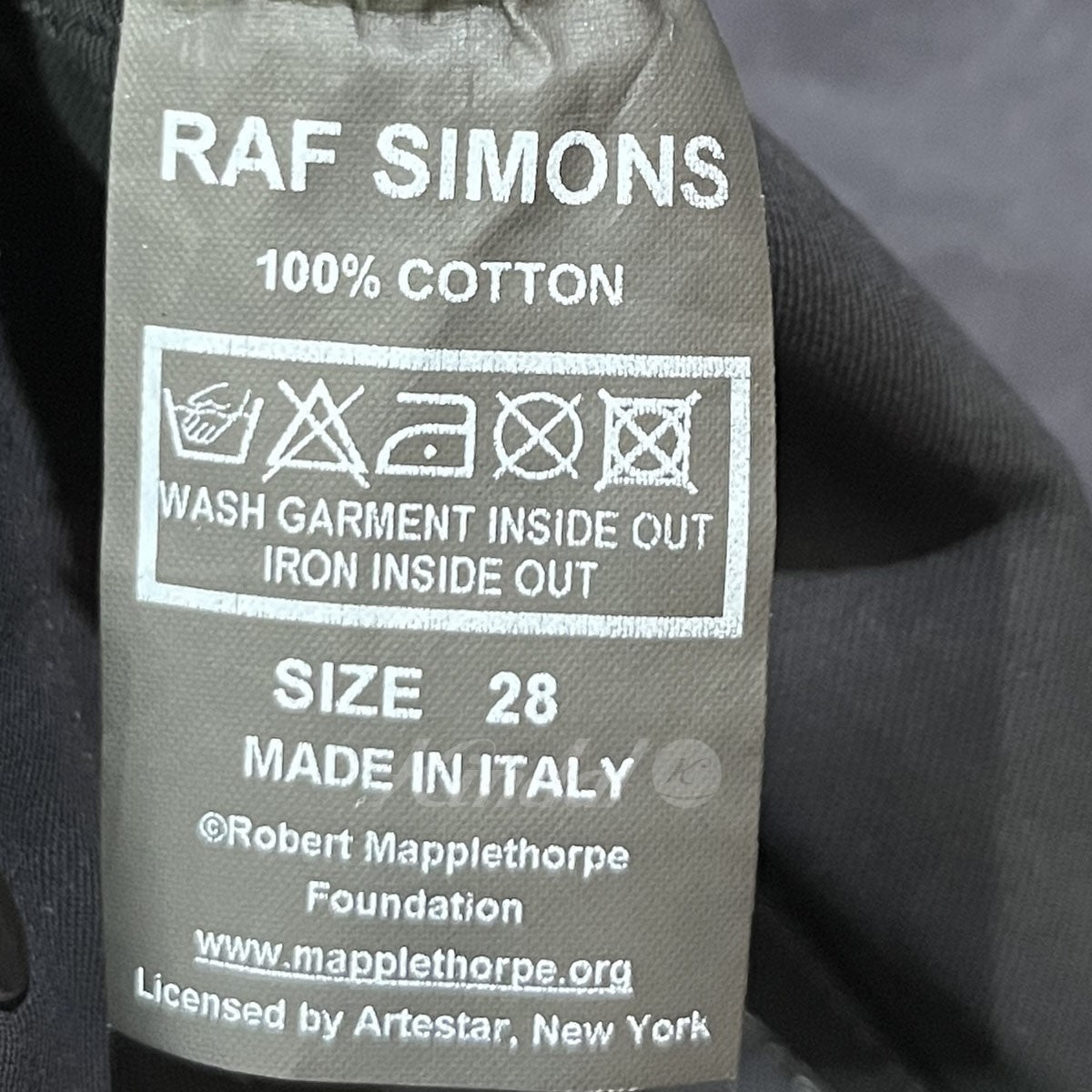 RAF SIMONS(ラフシモンズ) ×ROBERT MAPPLETHORPEスキニーパンツ